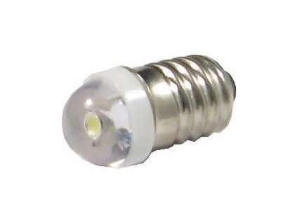 3527 zarovka led e10 bila 12v 0 25w